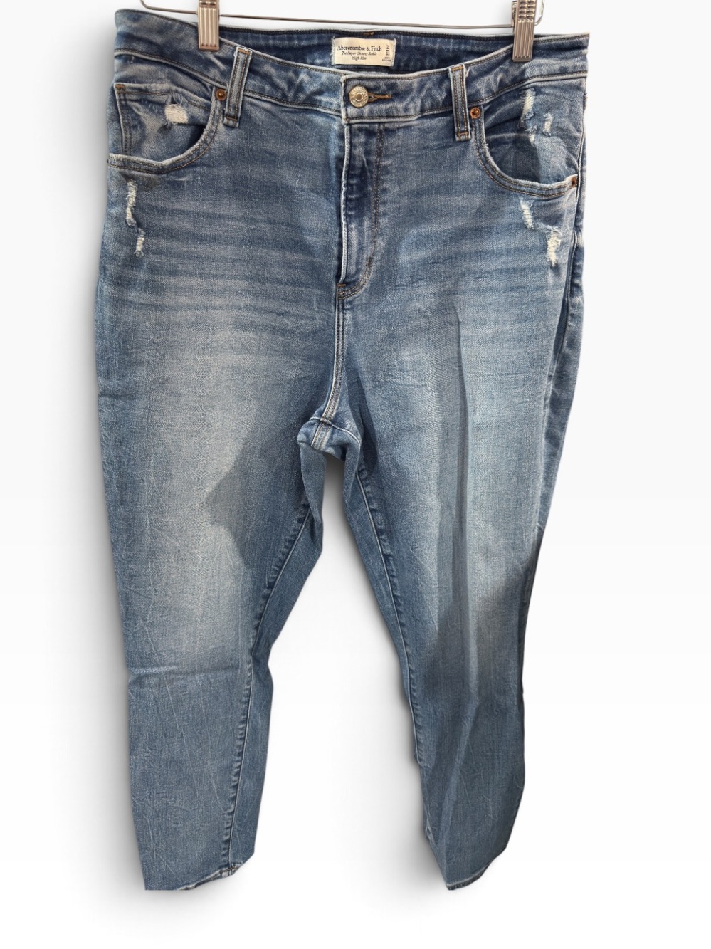 Abercrombie & Fitch Super Skinny Ankle High Rise Curve Love Jeans